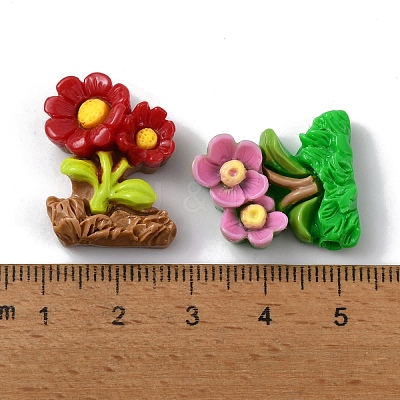 Opaque Resin Decoden Cabochons CRES-P030-B-1