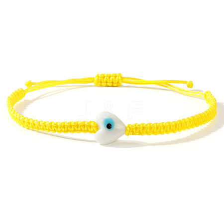 Bohemian Glass Bead Braided Bead Bracelets HV2776-4-1