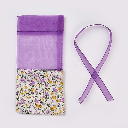 Lavender Sachet Empty Bag Mesh Stitching Beam Pocket X-OP-WH0002-01C-1