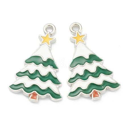 Alloy Enamel Pendants ENAM-J649-18P-1