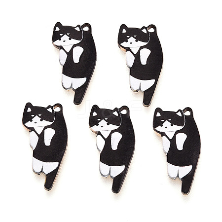 Alloy Enamel Pendants ENAM-N063-01D-1