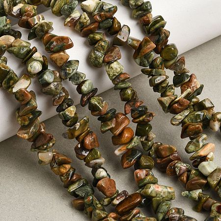 Natural Rhyolite Jasper Beads Strands GG-CBAC13F-B01-01-1