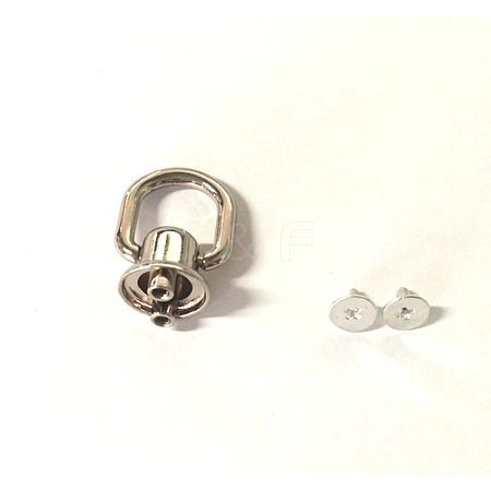 Alloy D Ring Head Screwback Button PURS-PW0001-545P-1