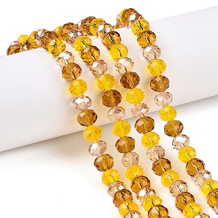 Transparent Glass Beads Strands GLAA-T023-09D-1