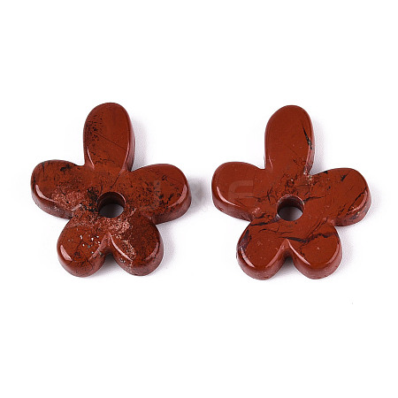 Natural Red Jasper Pendants G-T142-44F-1