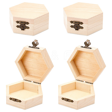 Pine Storage Box WOOD-WH0107-46-1