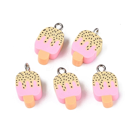Handmade Polymer Clay Pendants CLAY-Q253-07P-05-1