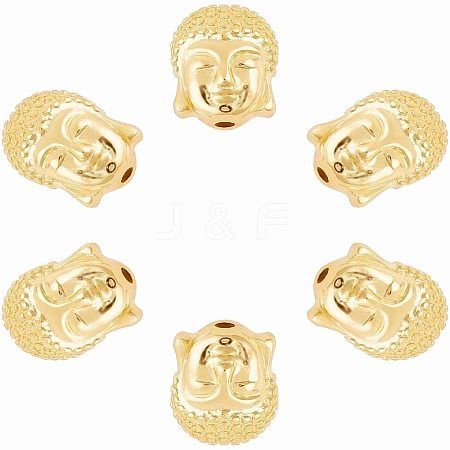 Brass Beads KK-AR0001-21G-1