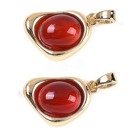 Natural Carnelian(Dyed & Heated) Pendants LS-KK-U043-52G-02-1