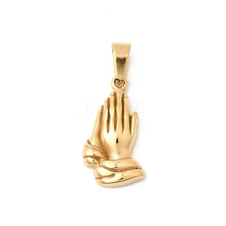304 Stainless Steel Pendants STAS-G378-01G-1