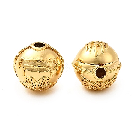 Brass Beads KK-D407-04G-C-1