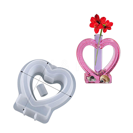 DIY Heart Silicone Vase Molds SIMO-PW0006-111-1