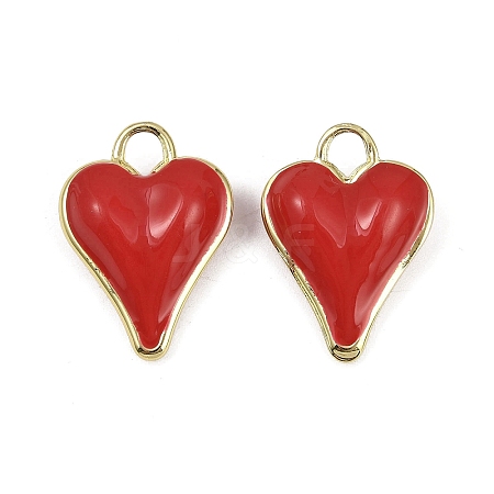 Brass Enamel Pendants KK-I358-002G-A01-1