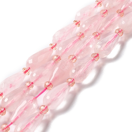 Natural Rose Quartz Beads Strands G-B028-A02-1