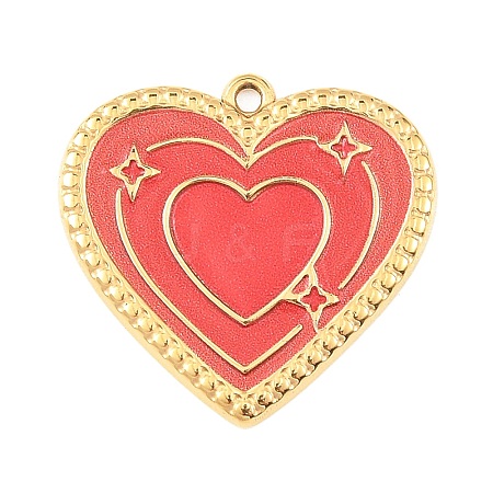 304 Stainless Steel Enamel Pendants STAS-Z186-12G-02-1