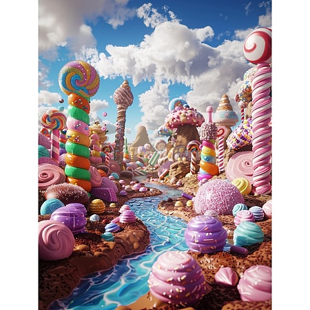 Candy Forest DIY Diamond Painting Kit PW-WG732C0-07-1