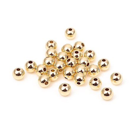 Brass Solid Beads LS-KK-WH0034-02E-G-1