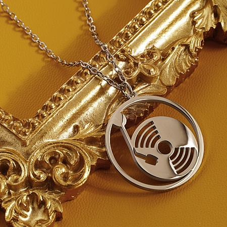 Phonograph Pendant Necklace DV3742-2-1