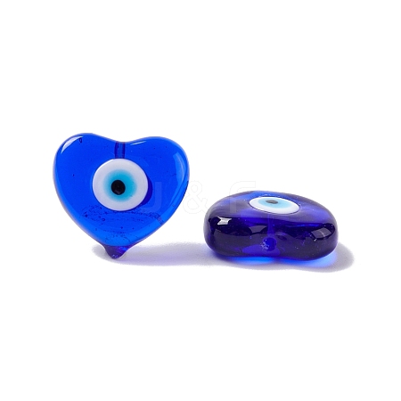 Handmade Evil Eye Lampwork Beads LAMP-F025-07A-1