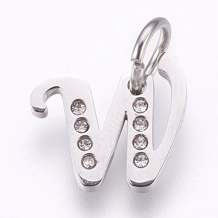304 Stainless Steel Pendants CPDL-G001-08P-W-1