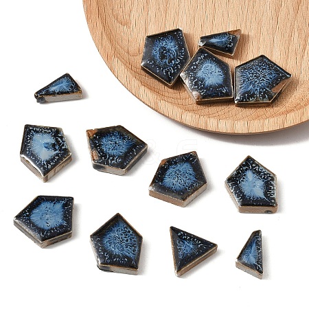 Mosaic Tiles Porcelain Cabochons DIY-YWC0009-01E-1