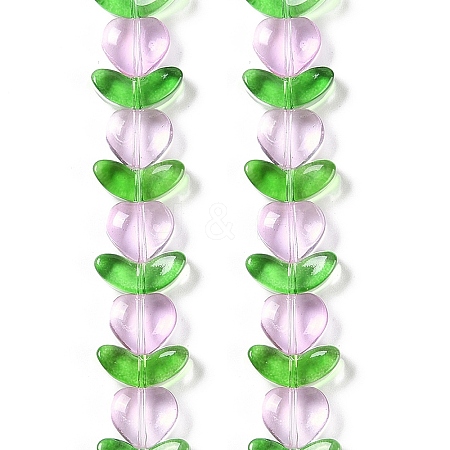 Transparent Glass Beads Strands GLAA-B021-04G-1