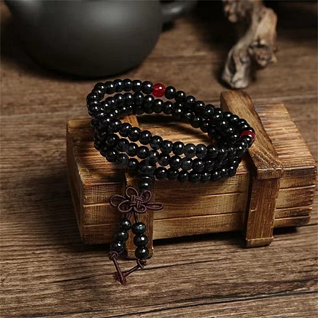 108 Beads Prayer Mala Bracelet LS-PW-WG98399-09-1