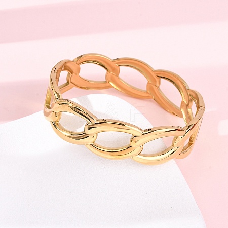 304 Stainless Steel Bangles BJEW-G749-14G-1