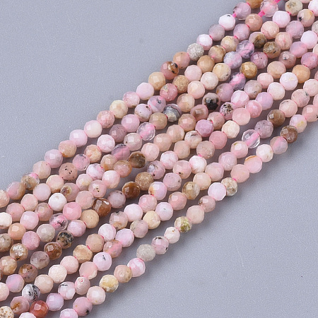 Natural Pink Opal Beads Strands G-S361-2mm-020-1