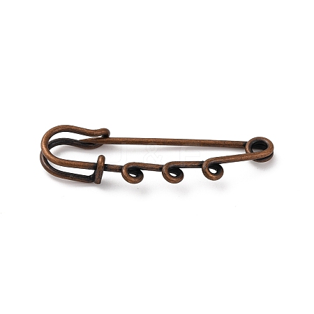 Iron Brooch Findings KK-Q491-R-1