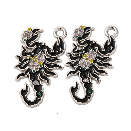 Alloy Enamel Pendants FIND-H051-08P-1