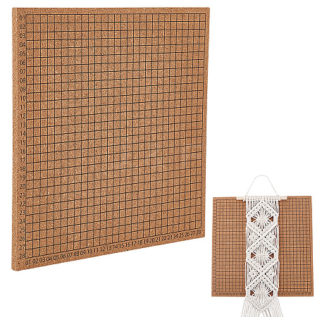 Square Cork Blocking Mats for Knitting TOOL-WH0039-57-1