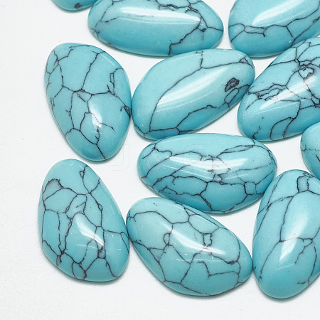 Synthetic Turquoise Cabochons TURQ-S290-53A-01-1