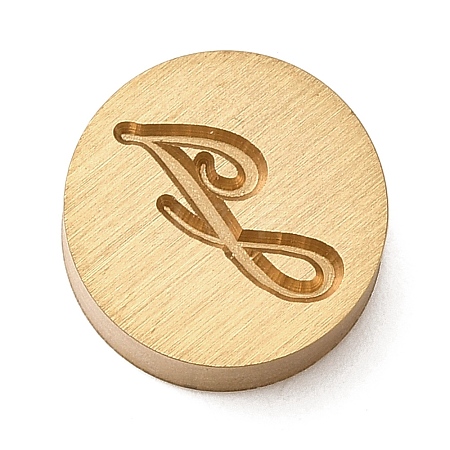 Golden Tone Brass Letter Stamps LS-KK-R005-01J-1