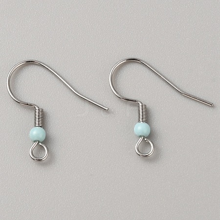 304 Stainless Steel Earring Hooks LS-STAS-WH0027-64P-07-1