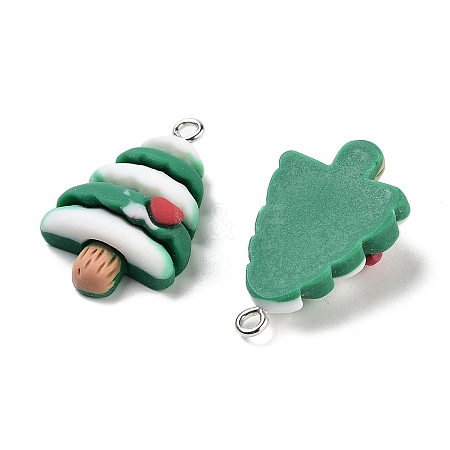 Christmas Theme Opaque Resin Pendants RESI-N039-97-1