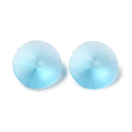 Frosted Glass Rhinestone Cabochons RGLA-G022-01B-202-1