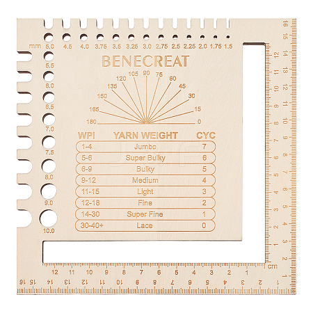 Wood Rulers TOOL-WH0155-148B-1