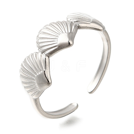 304 Stainless Steel Cuff Rings RJEW-Z074-04P-1