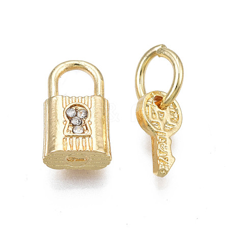 Rack Plating Alloy Charms Set MPDL-N039-072LG-1