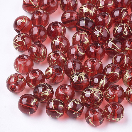 Drawbench Transparent Glass Beads GLAD-Q017-01H-8mm-1