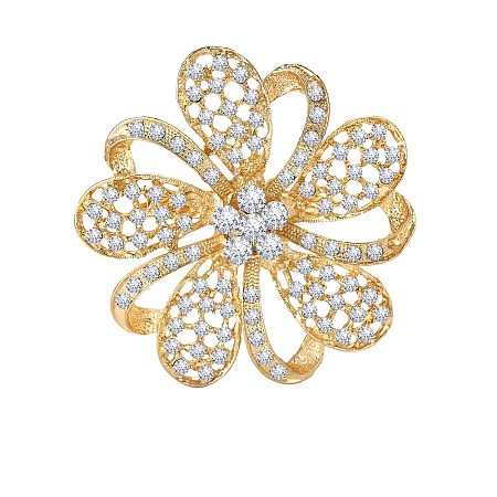 Alloy Rhinestone Brooch for Backpack Clothes PW-WG1E50B-01-1