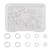 Kissitty 100Pcs 5 Style 925 Sterling Silver Open Jump Rings STER-KS0001-02-10