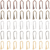 60Pcs 5 Colors Brass Earring Hooks for Earring Designs KK-SP0002-50-1