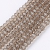 Transparent Glass Beads Strands X-GLAA-R135-2mm-15-1