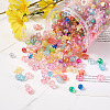 800Pcs 8 Style Transparent Acrylic Beads TACR-FW0001-05-7