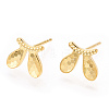 925 Sterling Silver Stud Earrings STER-T004-48G-2