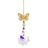 Hollow Alloy Hanging Ornaments HJEW-Q012-05B-1