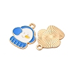 Christmas Alloy Enamel Pendants ENAM-K080-01E-G-2
