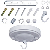 Iron Light Fixture Ceiling Canopy Kits FIND-WH0110-616A-1